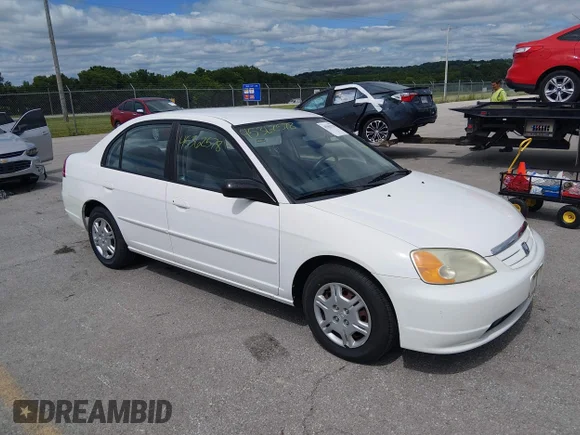 ✅ 2002 Honda Civic LX • VIN: 1HGES16502L068388 • Лот: 45362578. Опубліковано раніше на IAAI з пробігом 163 873 миль. Безкоштовний доступ до архіву аукціонних продажів зі США та докладний звіт про історію автомобіля на DreamBid. Зображення 1.