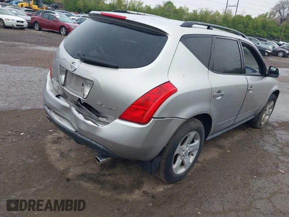 ✅ 2003 Nissan Murano SL • VIN: JN8AZ08W03W217525 • Lot: 44930543. Wystawiony na IAAI z przebiegiem 168 343 mil. Bezpłatny archiwum sprzedaży aukcyjnych z USA i szczegółowy raport historii pojazdu na DreamBid. Zdjęcie 4.