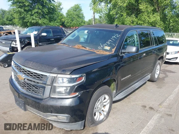 ✅ 2015 Chevrolet Suburban LT • VIN: 1GNSKJKC9FR692724 • Lot: 45484192. Listed on IAAI with 246,659 mi. Free auction sales archive from the USA and detailed vehicle history report at DreamBid. Image 2.