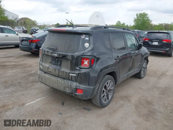 ✅ 2017 Jeep Renegade Latitude • VIN: ZACCJBBBXHPG09753 • Lot: 45010234. Listed on IAAI with 92,882 mi. Free auction sales archive from the USA and detailed vehicle history report at DreamBid. Image 4.