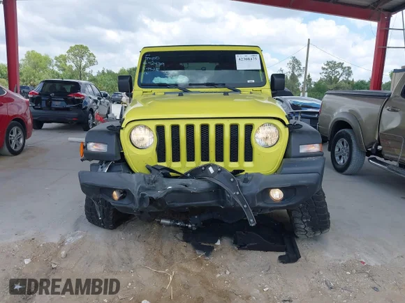 ✅ 2022 Jeep Wrangler Unlimited Sport Altitude • VIN: 1C4HJXDN7NW258132 • Lot: 42308475. Wystawiony na IAAI z przebiegiem 41 454 mil. Bezpłatny archiwum sprzedaży aukcyjnych z USA i szczegółowy raport historii pojazdu na DreamBid. Zdjęcie 6.