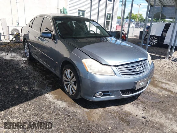 ✅ 2008 Infiniti M • VIN: JNKAY01F98M653994 • Lot: 45276454. Listed on IAAI with 213,643 mi. Free auction sales archive from the USA and detailed vehicle history report at DreamBid. Image 1.