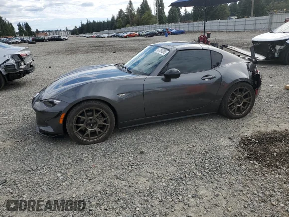 ✅ 2019 Mazda MX-5 Miata Club • VIN: JM1NDAL72K0310209 • Lot: 68769005. Listed on Copart with 37,641 mi. Free auction sales archive from the USA and detailed vehicle history report at DreamBid. Image 1.