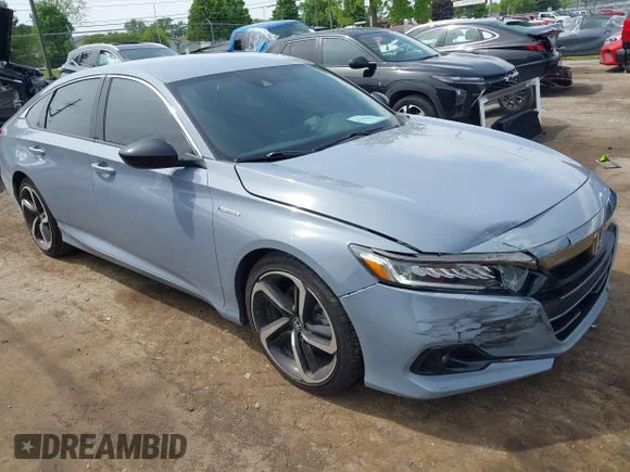 ✅ 2022 Honda Accord Sport • VIN: 1HGCV3F23NA012834 • Lot: 45197492. Listed on IAAI with 55,485 mi. Free auction sales archive from the USA and detailed vehicle history report at DreamBid. Image 1.