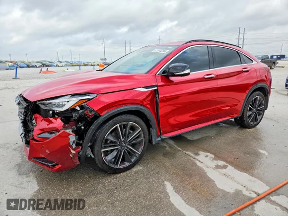 ✅ 2022 Infiniti QX55 Essential • VIN: 3PCAJ5K36NF101123 • Lot: 41905296. Wystawiony na Copart z przebiegiem 94 538 mil. Bezpłatny archiwum sprzedaży aukcyjnych z USA i szczegółowy raport historii pojazdu na DreamBid. Zdjęcie 1.