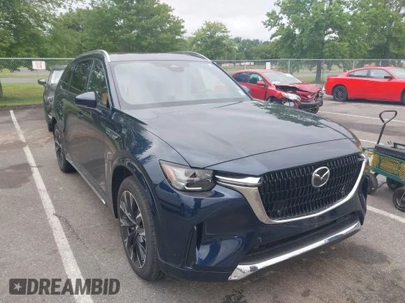 ✅ 2024 Mazda CX-90 S Premium Plus • VIN: JM3KKEHC8R1175139 • Lot: 42858371. Listed on IAAI with 15,985 mi. Free auction sales archive from the USA and detailed vehicle history report at DreamBid. Image 1.