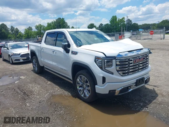 ✅ 2025 GMC Sierra 1500 Denali • VIN: 3GTUUGEL2SG111259 • Лот: 45349773. Опубліковано раніше на IAAI з пробігом 20 468 миль. Безкоштовний доступ до архіву аукціонних продажів зі США та докладний звіт про історію автомобіля на DreamBid. Зображення 1.