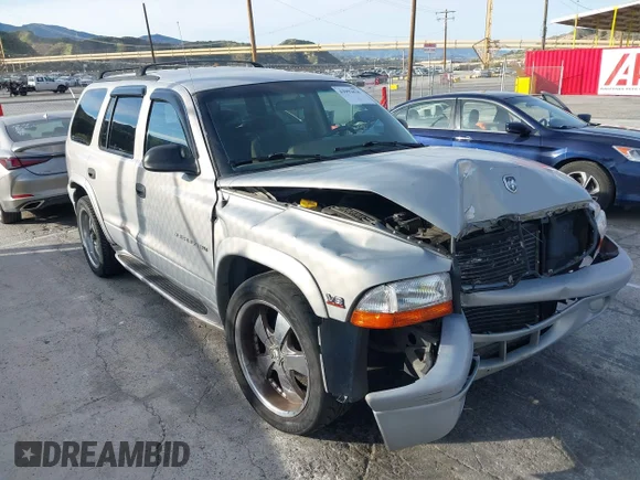 ✅ 1999 Dodge Durango • VIN: 1B4HR28Y0XF666990 • Lot: 43992828. Listed on IAAI with 143,066 mi. Free auction sales archive from the USA and detailed vehicle history report at DreamBid. Image 1.
