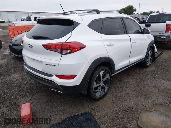 ✅ 2016 Hyundai Tucson Sport • VIN: KM8J33A24GU267735 • Лот: 45173642. Опубликован ранее на IAAI с пробегом 91 840 миль. Бесплатный доступ к архиву аукционных продаж из США и подробный отчёт об истории автомобиля на DreamBid. Изображение 4.