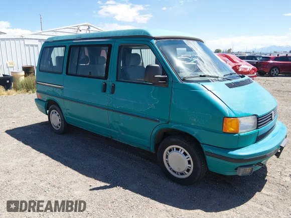 ✅ 1993 Volkswagen EuroVan • VIN: WV2MC0702PH021251 • Lot: 45151118. Listed on IAAI with 219,986 mi. Free auction sales archive from the USA and detailed vehicle history report at DreamBid. Image 1.