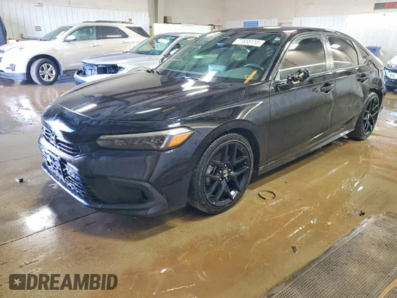 ✅ 2024 Honda Civic Sport • VIN: 2HGFE2F54RH576002 • Lot: 77858115. Listed on Copart with 27,701 mi. Free auction sales archive from the USA and detailed vehicle history report at DreamBid. Image 1.