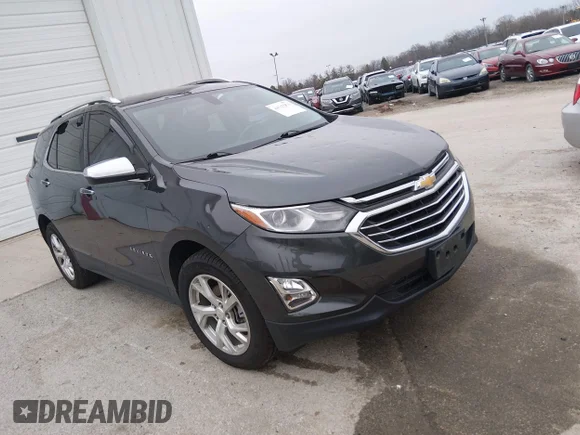 ✅ 2019 Chevrolet Equinox Premier • VIN: 3GNAXNEV7KS611180 • Лот: 44767033. Опубликован ранее на IAAI с пробегом 54 312 миль. Бесплатный доступ к архиву аукционных продаж из США и подробный отчёт об истории автомобиля на DreamBid. Изображение 1.