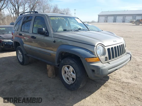 ✅ 2005 Jeep Liberty Sport • VIN: 1J4GL48K05W615696 • Lot: 41858974. Listed on IAAI with 148,425 mi. Free auction sales archive from the USA and detailed vehicle history report at DreamBid. Image 1.