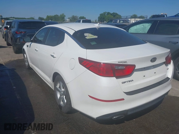 ✅ 2015 Kia Optima LX • VIN: KNAGM4A79F5653621 • Lot: 45108830. Listed on IAAI with 78,262 mi. Free auction sales archive from the USA and detailed vehicle history report at DreamBid. Image 3.