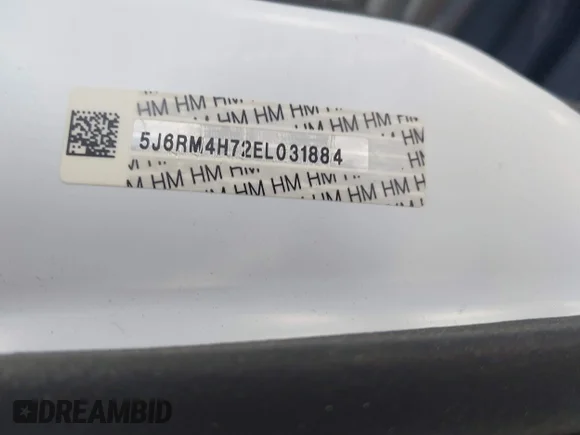 ✅ 2014 Honda CR-V EX-L • VIN: 5J6RM4H72EL031884 • Lot: 44263743. Listed on IAAI with Not provided. Free auction sales archive from the USA and detailed vehicle history report at DreamBid. Image 9.