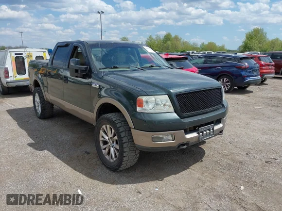 ✅ 2004 Ford F-150 XLT • VIN: 1FTPW14584KC95738 • Lot: 44984706. Wystawiony na IAAI z przebiegiem 211 889 mil. Bezpłatny archiwum sprzedaży aukcyjnych z USA i szczegółowy raport historii pojazdu na DreamBid. Zdjęcie 1.