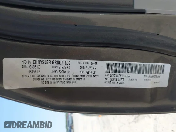 ✅ 2010 Chrysler 300 C Hemi • VIN: 2C3CA6CT0AH145074 • Lot: 42594083. Wystawiony na IAAI z przebiegiem 150 170 mil. Bezpłatny archiwum sprzedaży aukcyjnych z USA i szczegółowy raport historii pojazdu na DreamBid. Zdjęcie 9.