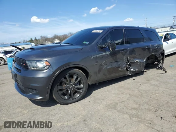 ✅ 2020 Dodge Durango R/T • VIN: 1C4SDJCT9LC131780 • Lot: 46644593. Listed on Copart with 42,007 mi. Free auction sales archive from the USA and detailed vehicle history report at DreamBid. Image 1.