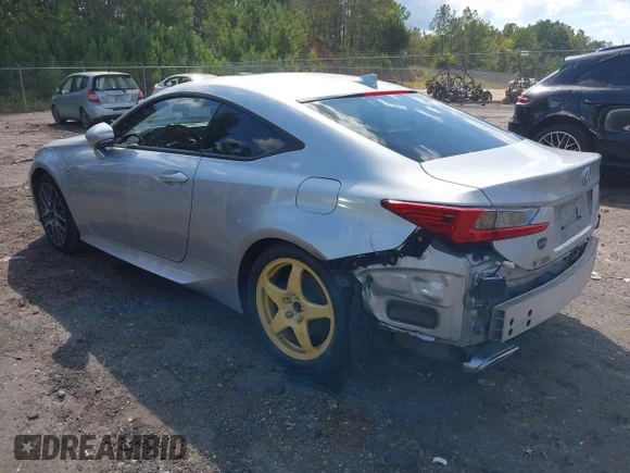 ✅ 2015 Lexus RC 350 F Sport • VIN: JTHHE5BCXF5008190 • Лот: 43318400. Опубліковано раніше на IAAI з пробігом 94 579 миль. Безкоштовний доступ до архіву аукціонних продажів зі США та докладний звіт про історію автомобіля на DreamBid. Зображення 3.