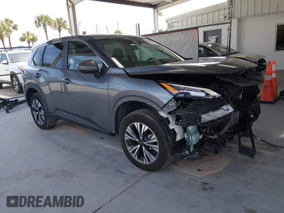 ✅ 2023 Nissan Rogue SV • VIN: 5N1BT3BA4PC827561 • Lot: 45418598. Listed on IAAI with 69,388 mi. Free auction sales archive from the USA and detailed vehicle history report at DreamBid. Image 1.