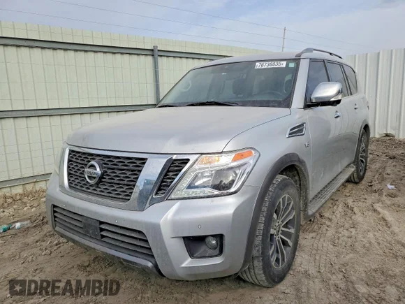 ✅ 2020 Nissan Armada SL • VIN: JN8AY2NC4LX516275 • Лот: 76738835. Опубліковано раніше на Copart з пробігом 108 427 миль. Безкоштовний доступ до архіву аукціонних продажів зі США та докладний звіт про історію автомобіля на DreamBid. Зображення 1.