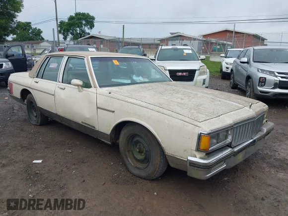 ✅ 1985 Pontiac Parisienne • VIN: 1G2BL69H4FX250910 • Лот: 42525665. Опубликован ранее на IAAI с пробегом 333 575 миль. Бесплатный доступ к архиву аукционных продаж из США и подробный отчёт об истории автомобиля на DreamBid. Изображение 1.