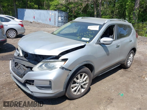 ✅ 2019 Nissan Rogue SV • VIN: KNMAT2MT1KP502568 • Lot: 45133185. Wystawiony na IAAI z przebiegiem 157 636 mil. Bezpłatny archiwum sprzedaży aukcyjnych z USA i szczegółowy raport historii pojazdu na DreamBid. Zdjęcie 2.