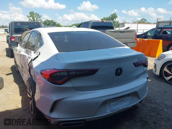 ✅ 2021 Acura TLX Advance • VIN: 19UUB6F60MA010992 • Lot: 42818112. Wystawiony na IAAI z przebiegiem 75 755 mil. Bezpłatny archiwum sprzedaży aukcyjnych z USA i szczegółowy raport historii pojazdu na DreamBid. Zdjęcie 3.