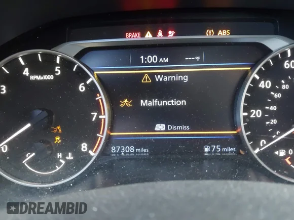 ✅ 2022 Nissan Altima SR • VIN: 1N4BL4CV4NN316970 • Lot: 43322976. Wystawiony na IAAI z przebiegiem 87 308 mil. Bezpłatny archiwum sprzedaży aukcyjnych z USA i szczegółowy raport historii pojazdu na DreamBid. Zdjęcie 7.