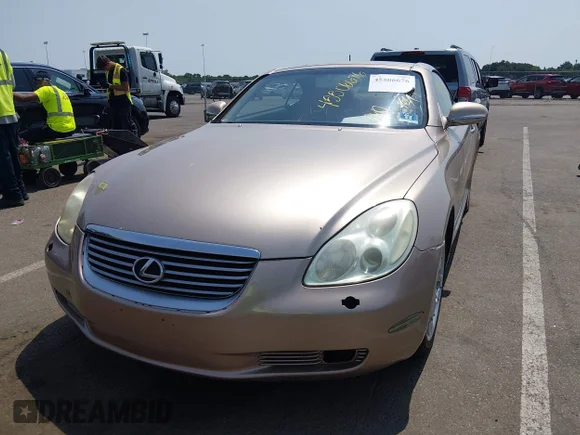 ✅ 2004 Lexus SC 430 • VIN: JTHFN48Y540058526 • Лот: 45506676. Опубликован ранее на IAAI с пробегом 197 487 миль. Бесплатный доступ к архиву аукционных продаж из США и подробный отчёт об истории автомобиля на DreamBid. Изображение 6.
