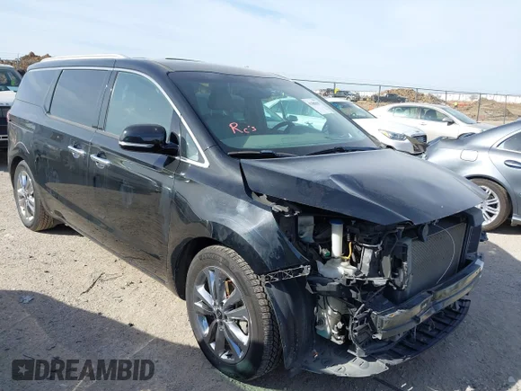 ✅ 2015 Kia Sedona SX-L • VIN: KNDME5C10F6033882 • Lot: 41808805. Wystawiony na IAAI z przebiegiem 81 936 mil. Bezpłatny archiwum sprzedaży aukcyjnych z USA i szczegółowy raport historii pojazdu na DreamBid. Zdjęcie 1.