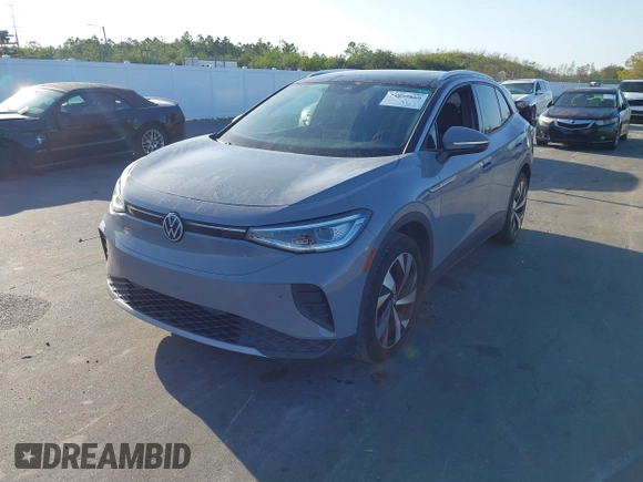 ✅ 2021 Volkswagen ID.4 Pro S • VIN: WVGKMPE27MP060009 • Lot: 44577869. Wystawiony na IAAI z przebiegiem 105 147 mil. Bezpłatny archiwum sprzedaży aukcyjnych z USA i szczegółowy raport historii pojazdu na DreamBid. Zdjęcie 2.