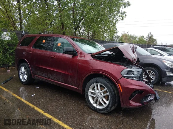 ✅ 2025 Dodge Durango GT • VIN: 1C4RDJDG8SC543493 • Лот: 45029785. Опубліковано раніше на IAAI з пробігом Не вказано. Безкоштовний доступ до архіву аукціонних продажів зі США та докладний звіт про історію автомобіля на DreamBid. Зображення 1.