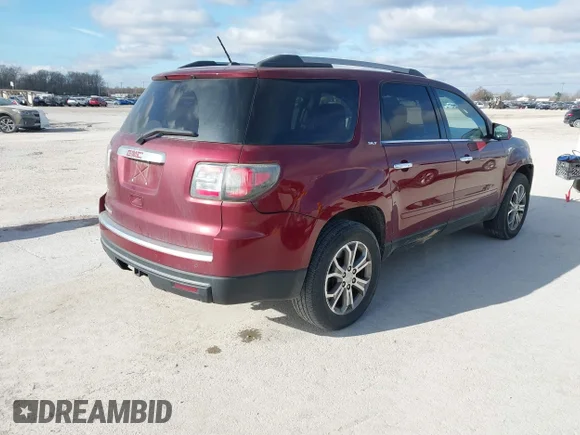 ✅ 2015 GMC Acadia SLT • VIN: 1GKKRSKD0FJ135271 • Лот: 44635408. Опубліковано раніше на IAAI з пробігом 188 733 миль. Безкоштовний доступ до архіву аукціонних продажів зі США та докладний звіт про історію автомобіля на DreamBid. Зображення 4.