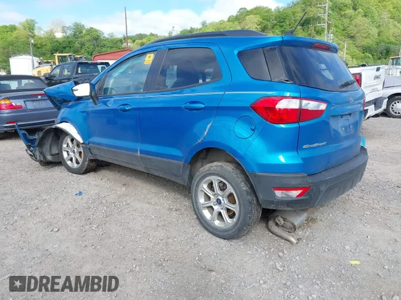 ✅ 2020 Ford EcoSport SE • VIN: MAJ6S3GL8LC364083 • Lot: 42215641. Wystawiony na IAAI z przebiegiem 48 355 mil. Bezpłatny archiwum sprzedaży aukcyjnych z USA i szczegółowy raport historii pojazdu na DreamBid. Zdjęcie 3.