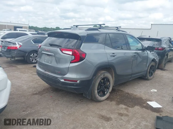 ✅ 2024 GMC Terrain AT4 • VIN: 3GKALYEG4RL307966 • Lot: 45197831. Listed on IAAI with 41,966 mi. Free auction sales archive from the USA and detailed vehicle history report at DreamBid. Image 4.