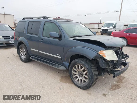 ✅ 2008 Nissan Pathfinder LE • VIN: 5N1BR18B68C620626 • Лот: 45128841. Опубліковано раніше на IAAI з пробігом 172 423 миль. Безкоштовний доступ до архіву аукціонних продажів зі США та докладний звіт про історію автомобіля на DreamBid. Зображення 1.
