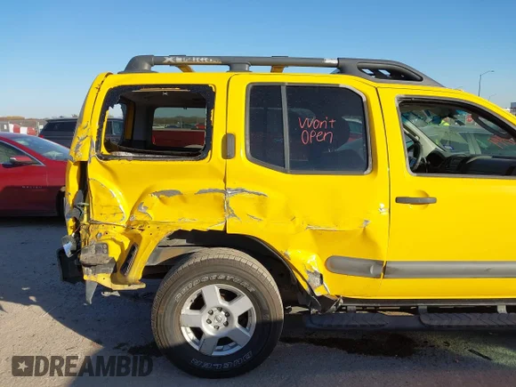 ✅ 2005 Nissan Xterra SE • VIN: 5N1AN08U45C623698 • Lot: 43928844. Wystawiony na IAAI z przebiegiem 257 031 mil. Bezpłatny archiwum sprzedaży aukcyjnych z USA i szczegółowy raport historii pojazdu na DreamBid. Zdjęcie 6.