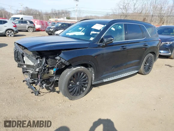 ✅ 2024 Hyundai Palisade Calligraphy • VIN: KM8R7DGE6RU666308 • Lot: 41690544. Wystawiony na IAAI z przebiegiem 21 352 mil. Bezpłatny archiwum sprzedaży aukcyjnych z USA i szczegółowy raport historii pojazdu na DreamBid. Zdjęcie 2.