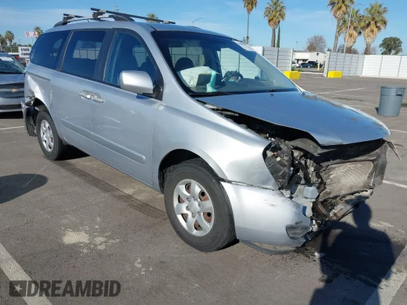 ✅ 2009 Kia Sedona LX • VIN: KNDMB233696303422 • Lot: 41685934. Wystawiony na IAAI z przebiegiem 148 746 mil. Bezpłatny archiwum sprzedaży aukcyjnych z USA i szczegółowy raport historii pojazdu na DreamBid. Zdjęcie 1.