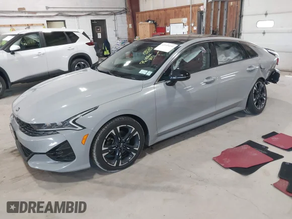 ✅ 2021 Kia K5 GT-Line • VIN: 5XXG64J23MG072626 • Лот: 42149499. Опубліковано раніше на IAAI з пробігом 76 481 миль. Безкоштовний доступ до архіву аукціонних продажів зі США та докладний звіт про історію автомобіля на DreamBid. Зображення 2.