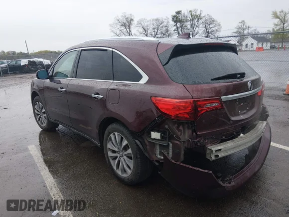 ✅ 2014 Acura MDX Technology • VIN: 5FRYD4H48EB023393 • Lot: 44827293. Wystawiony na IAAI z przebiegiem 165 379 mil. Bezpłatny archiwum sprzedaży aukcyjnych z USA i szczegółowy raport historii pojazdu na DreamBid. Zdjęcie 3.