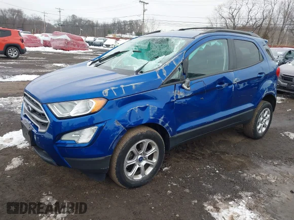 ✅ 2020 Ford EcoSport SE • VIN: MAJ6S3GL3LC349605 • Lot: 43904451. Wystawiony na IAAI z przebiegiem 33 359 mil. Bezpłatny archiwum sprzedaży aukcyjnych z USA i szczegółowy raport historii pojazdu na DreamBid. Zdjęcie 6.