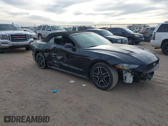 ✅ 2023 Ford Mustang EcoBoost • VIN: 1FATP8UH4P5105148 • Lot: 38106910. Listed on IAAI with 15,815 mi. Free auction sales archive from the USA and detailed vehicle history report at DreamBid. Image 1.