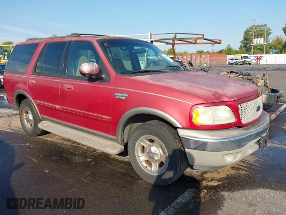 ✅ 2001 Ford Expedition Eddie Bauer • VIN: 1FMRU17W91LB76505 • Lot: 43229038. Wystawiony na IAAI z przebiegiem 189 841 mil. Bezpłatny archiwum sprzedaży aukcyjnych z USA i szczegółowy raport historii pojazdu na DreamBid. Zdjęcie 1.