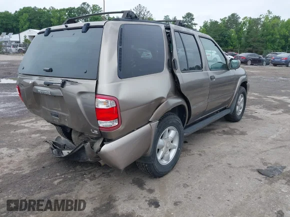 ✅ 2001 Nissan Pathfinder LE • VIN: JN8DR07Y91W526505 • Lot: 42371289. Listed on IAAI with 149,456 mi. Free auction sales archive from the USA and detailed vehicle history report at DreamBid. Image 4.