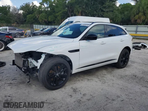 ✅ 2024 Jaguar F-Pace R-Dynamic S • VIN: SADCT2EX7RA723748 • Lot: 57508976. Listed on Copart with 23,484 mi. Free auction sales archive from the USA and detailed vehicle history report at DreamBid. Image 1.