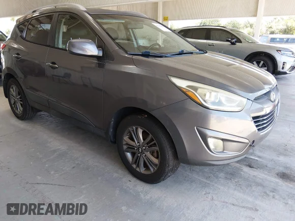 ✅ 2014 Hyundai Tucson SE • VIN: KM8JU3AGXEU927900 • Lot: 45641696. Listed on IAAI with 94,528 mi. Free auction sales archive from the USA and detailed vehicle history report at DreamBid. Image 1.