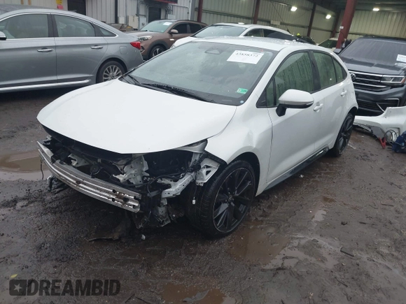 ✅ 2023 Toyota Corolla SE • VIN: JTDS4MCE2PJ100228 • Lot: 43858372. Wystawiony na IAAI z przebiegiem 107 404 mil. Bezpłatny archiwum sprzedaży aukcyjnych z USA i szczegółowy raport historii pojazdu na DreamBid. Zdjęcie 2.