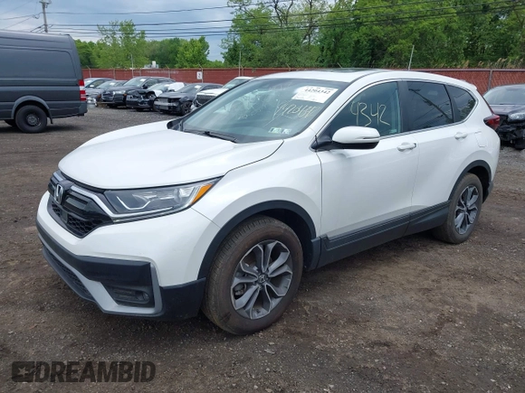 ✅ 2022 HONDA CR-V AWD EX-L • VIN: NJ4018E • Lot: 44204342. Wystawiony na IAAI z przebiegiem 31 493 mil. Bezpłatny archiwum sprzedaży aukcyjnych z USA i szczegółowy raport historii pojazdu na DreamBid. Zdjęcie 2.